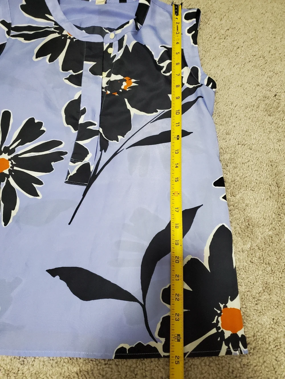 J. Crew Factory Floral Top Size 4 - Picture 3 of 5